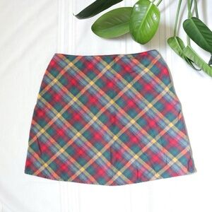 Vintage Jessi Lee plaid skirt